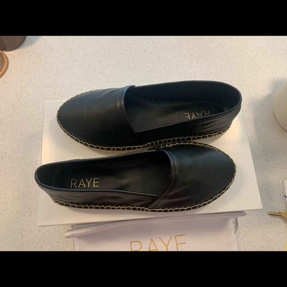 BRAND NEW! RAYE Yuma espadrille in black size 6.5 - Picture 5 of 6